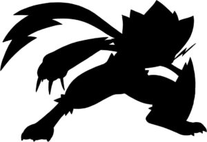 Silhouette Pokémon sconosciuto