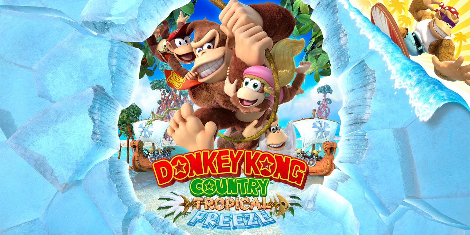 Donkey Kong Country: Tropical Freeze si mostra nel gameplay trailer ufficiale