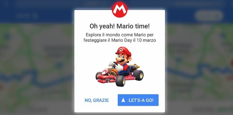 [VIDEO] Mario Kart arriva su Google Maps in occasione del Mario Day