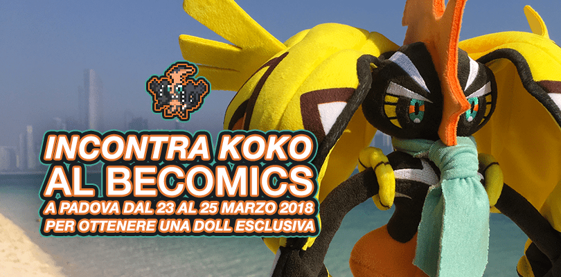 Incontra Tapu Koko al Be Comics dal 23 al 25 marzo!