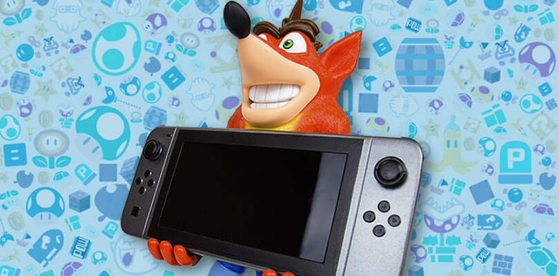 Tieni al sicuro il tuo Nintendo Switch con Crash Bandicoot