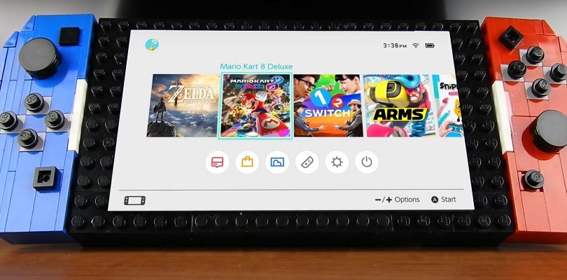 [VIDEO] Un ingegnoso Youtuber realizza un Nintendo Switch fatto interamente di Lego