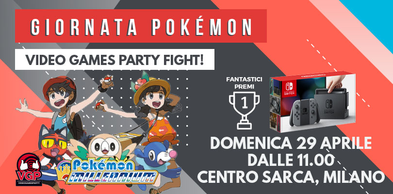 Una speciale giornata Pokémon ti aspetta al Centro Sarca di Milano domenica 29 aprile!
