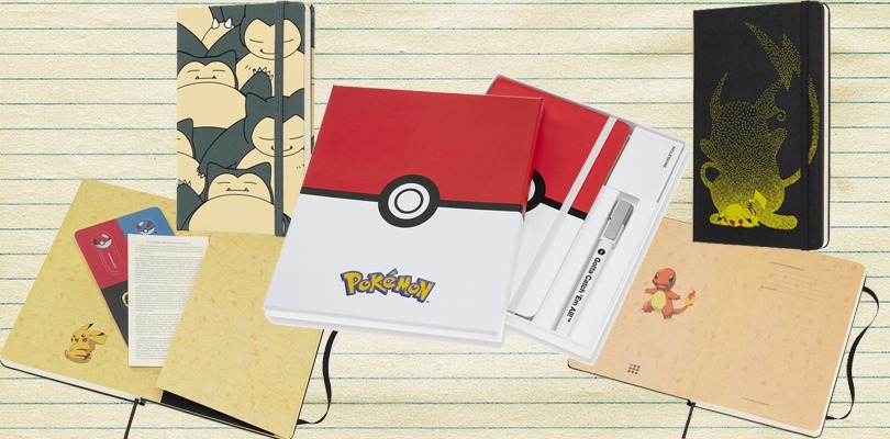 Moleskine lancia un'esclusiva linea di taccuini a tema Pokémon in edizione limitata