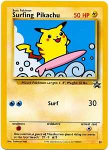 surfing pikachu