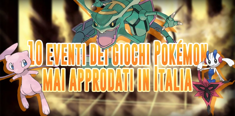 10 eventi del mondo Pokémon mai approdati in Italia