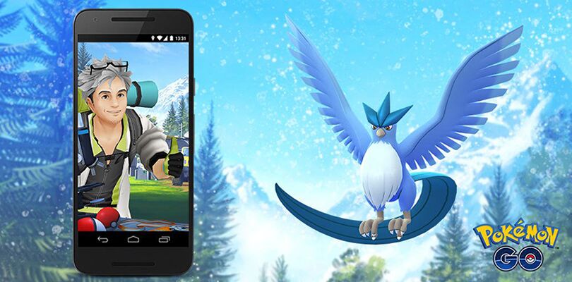 Disponibile Articuno come ricompensa e nuove ricerche sul campo di Pokémon GO
