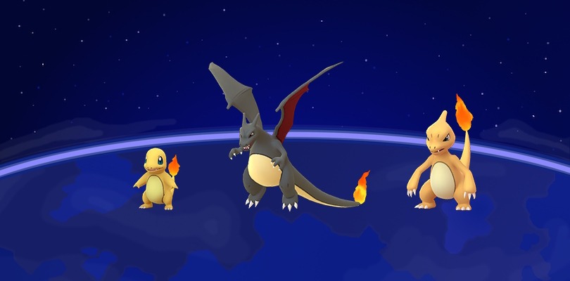 Charmander, Charmeleon e Charizard cromatici appaiono sui server di Pokémon GO