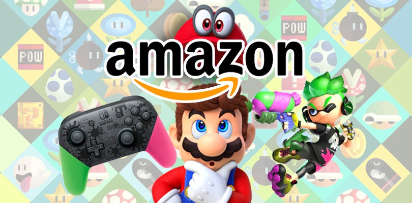 Super Mario Odyssey, Switch Pro Controller Splatoon 2 Edition e molto altro in offerta su Amazon