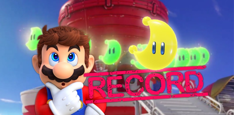 Super Mario Odyssey speedrun world record - All Unique Moons in 8