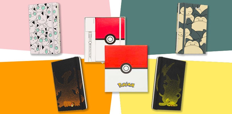 Moleskine presenta la linea di agende a tema Pokémon in edizione limitata