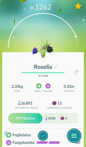 Roselia cromatico