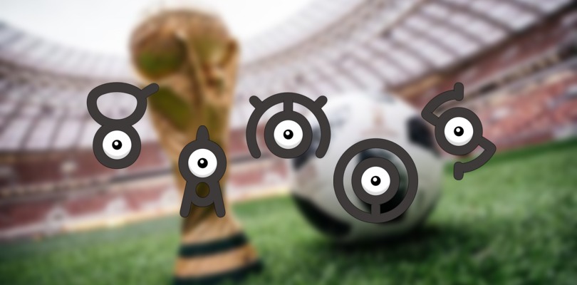 Tanti Unown stanno apparendo su Pokémon GO in Sud America in occasione dei Mondiali FIFA 2018