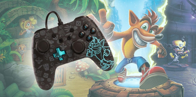 Ecco il fantastico controller di Crash Bandicoot per Nintendo Switch