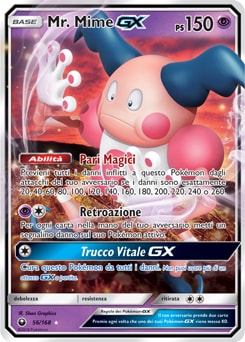 Mr.Mine-GX 67/181 #myboost X Sole E Luna 9 Gioco di Squadra Box di 10 Carte Pokémon Italiane 