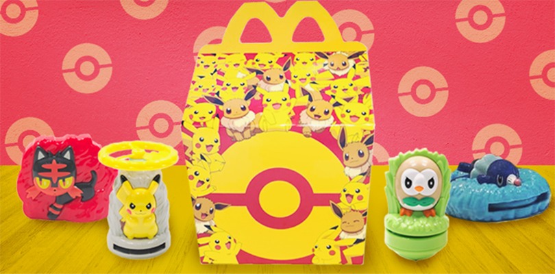 Sono arrivate nuove sorprese dei Pokémon negli Happy Meal in Giappone