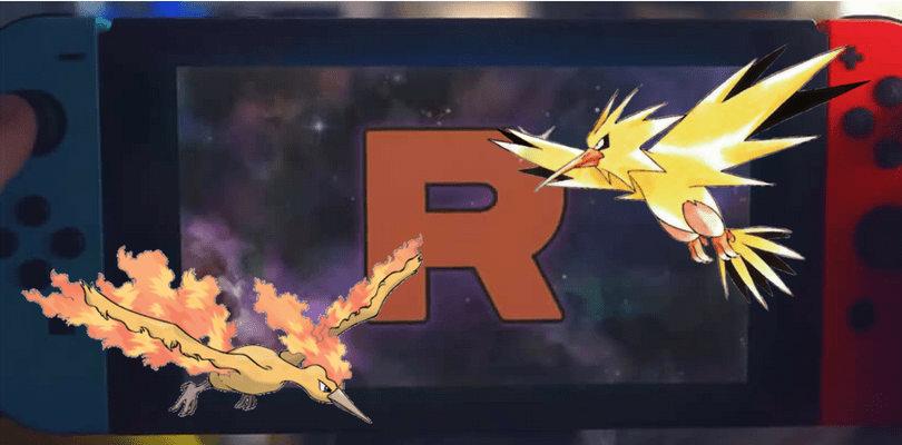 Un nuovo trailer giapponese di Pokémon Let's Go mostra Zapdos, Moltres e il Team Rocket