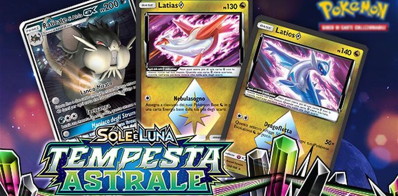 Ecco le carte di Latias ♢, Latios ♢ e Raticate di Alola-GX da Tempesta Astrale