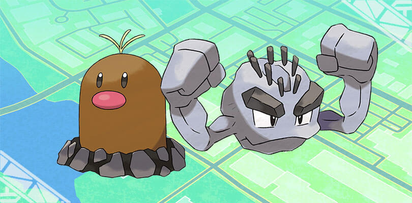 Geodude e Diglett Forma Alola tornano disponibili in forma selvatica in Pokémon GO