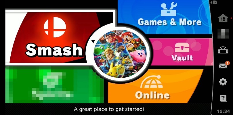 Ecco il menù principale di Super Smash Bros. Ultimate con una modalità misteriosa