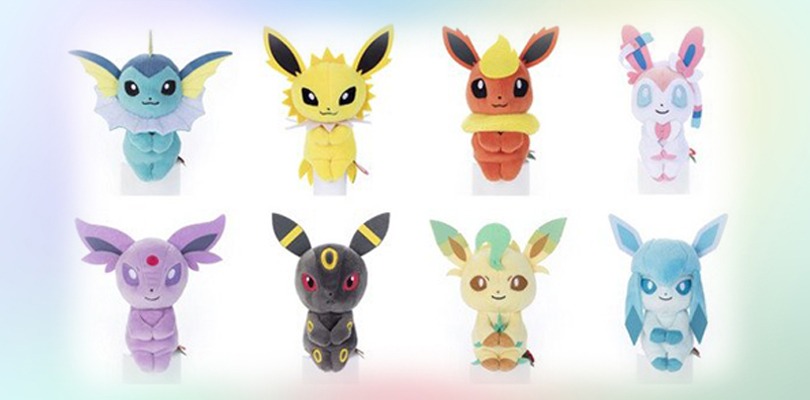 In arrivo una nuova linea di peluche dedicata alle Eeveeluzioni