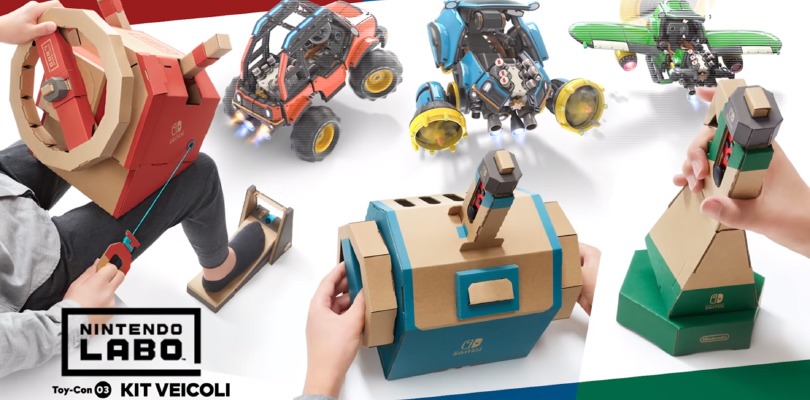 [VIDEO] Alla scoperta del nuovo Kit Veicoli di Nintendo Labo