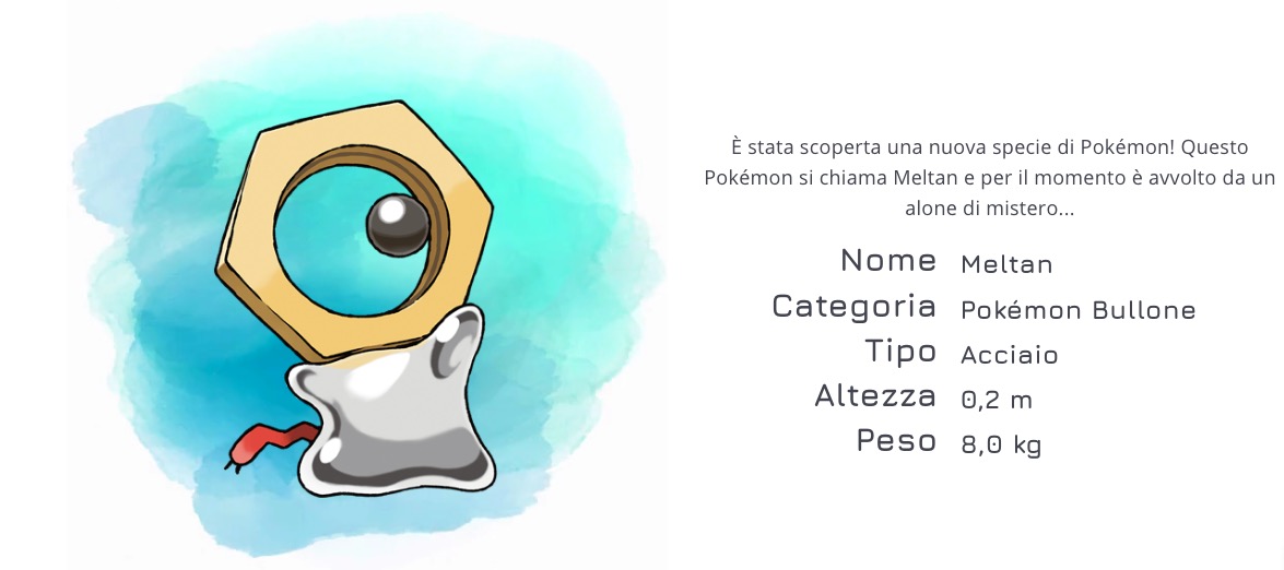 È stato annunciato ufficialmente il nuovo Pokemon misterioso Meltan 1