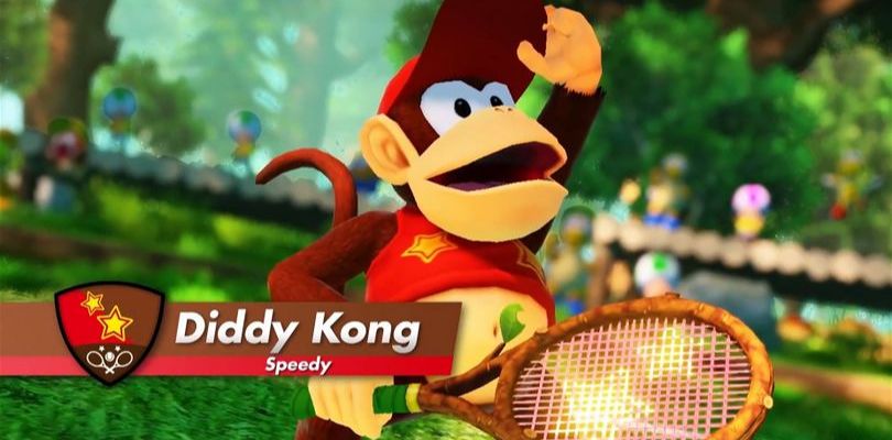 Diddy Kong è ora disponibile in Mario Tennis Aces
