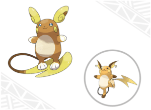 raichu e raichu di alola