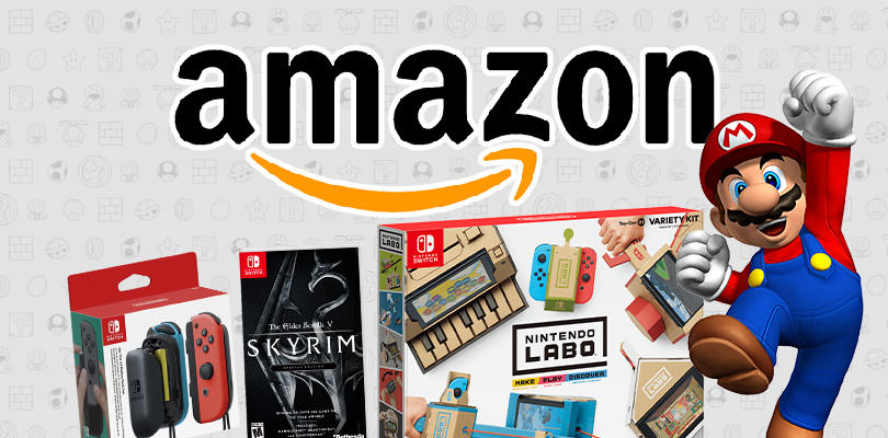 Nintendo Labo, Skyrim, Xenoblade Chronicles 2 e molto altro in offerta questa settimana su Amazon