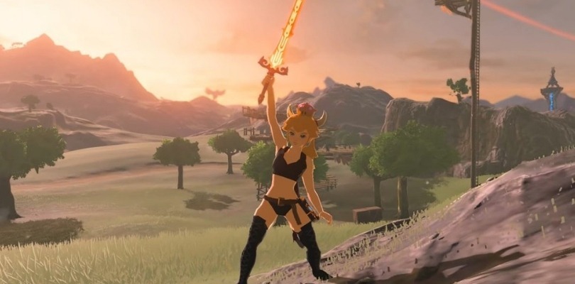 Bowsette irrompe in The Legend of Zelda: Breath of the Wild