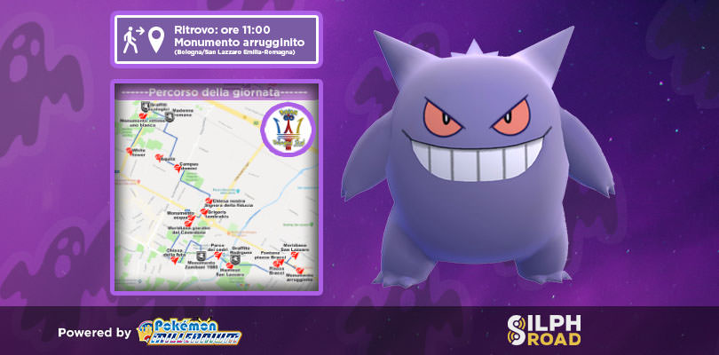 Pokémon GO Bologna Sud annuncia il suo evento in occasione del Gengar Day