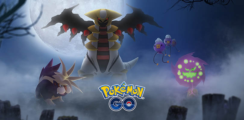 Giratina e nuovi Pokémon di Sinnoh nell'evento di Halloween in Pokémon GO