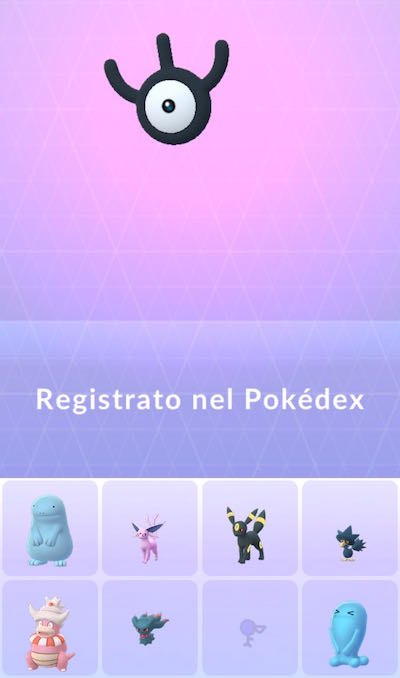 Unown Milan Games Week 2018 Pokémon GO