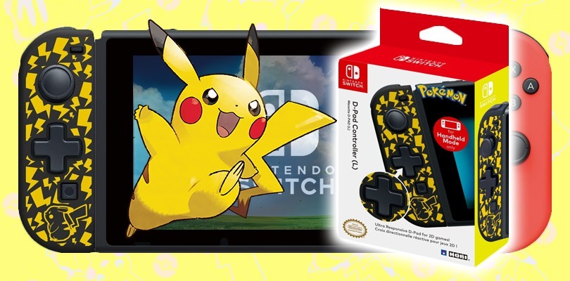 Il Joy-Con sinistro di Pikachu prodotto da HORI uscirà il 16 novembre