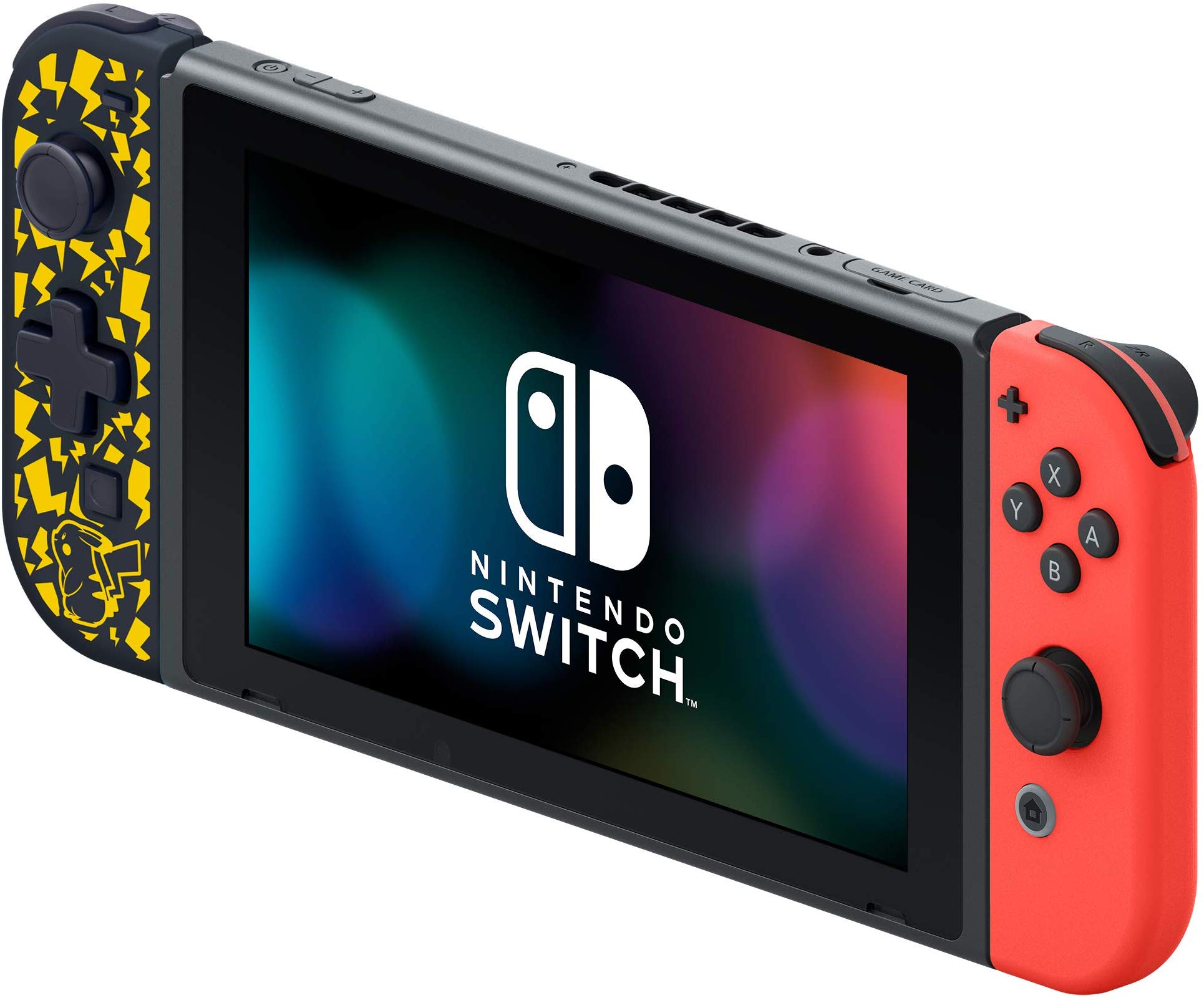 nintendo switch con joy-con di pikachu