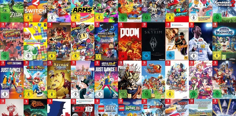 Più di 1000 titoli sono già disponibili su Nintendo Switch