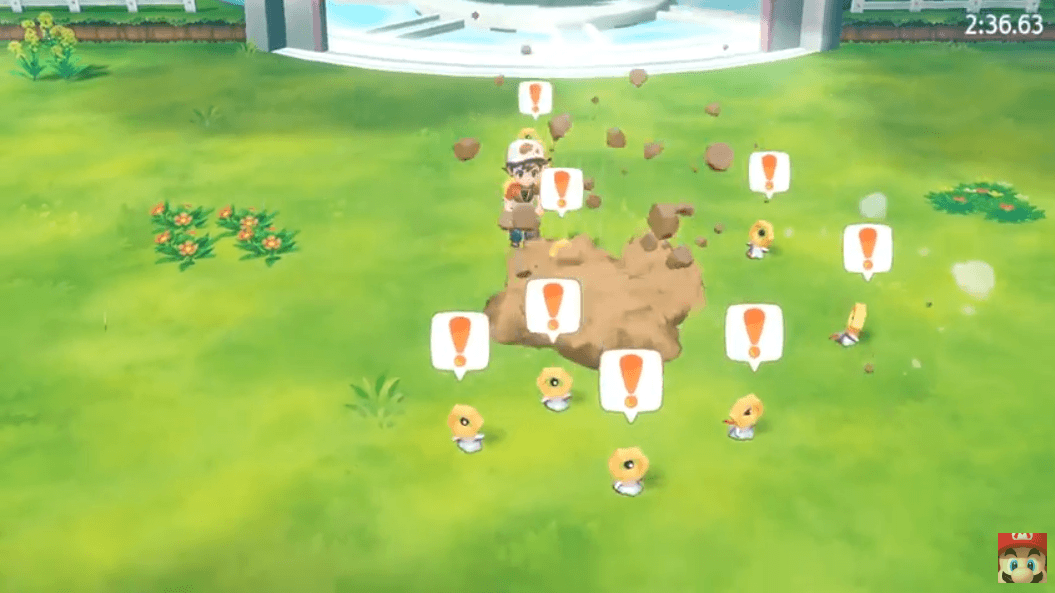 Pokémon GO Park in Let's Go Pikachu e Eevee 