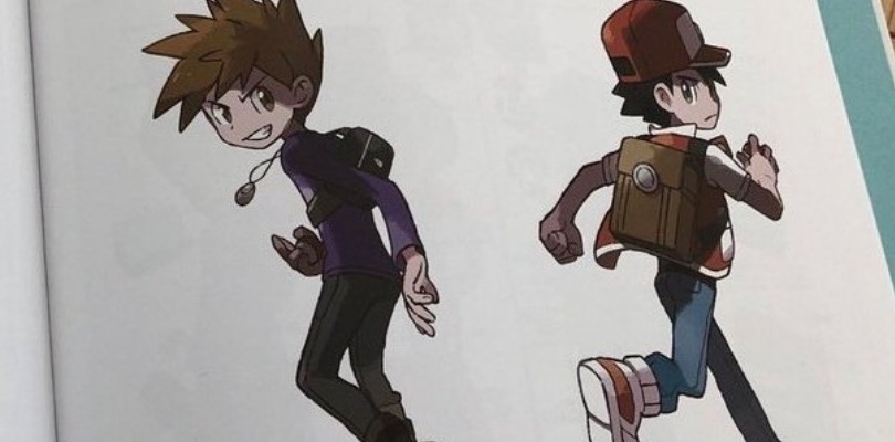 Ecco le illustrazioni di Rosso, Blu e Meltan inserite nell'artbook ufficiale di Pokémon Let's Go