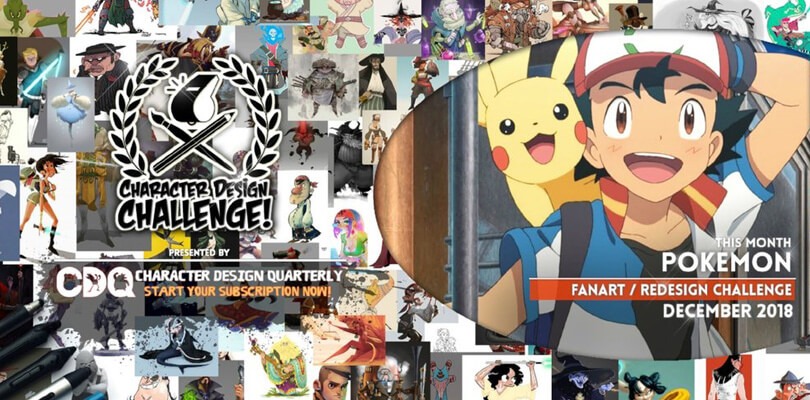 I Pokémon sono il tema della Character Design Challenge di questo mese