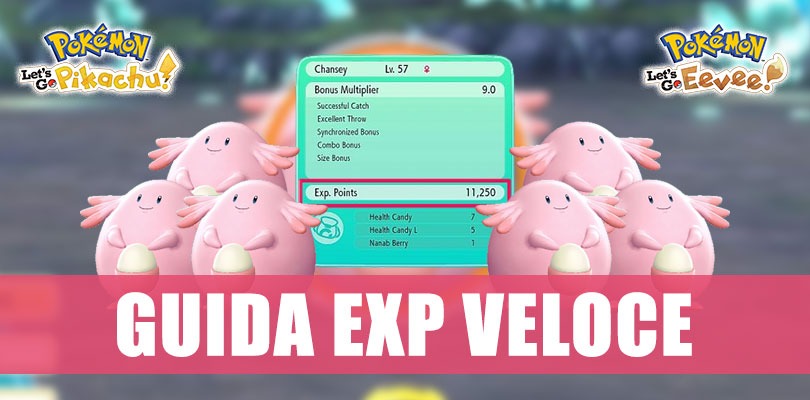 [GUIDA] Come fare esperienza velocemente in Pokémon Let's Go