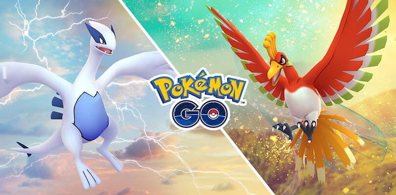 Lugia e Ho-Oh arrivano nelle ricerche settimanali di gennaio e febbraio su Pokémon GO