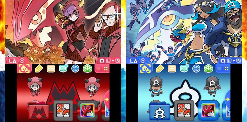 Disponibili i temi per Nintendo 3DS dedicati a Team Magma e Team Idro