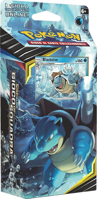 mazzo blastoise gioco di squadra