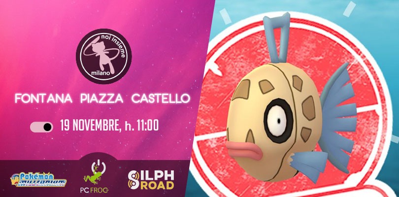 Annunciato l'evento di Noi Insieme Milano in occasione del Feebas Day di Pokémon GO