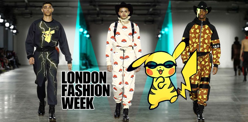 I Pokémon diventano alta moda alla London Fashion Week