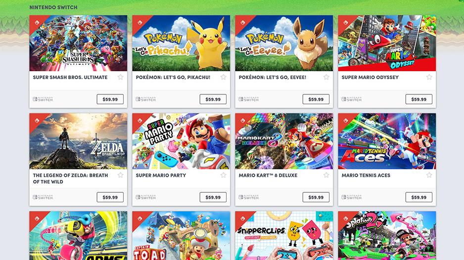 humble store nintendo