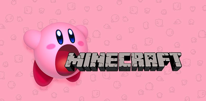 Kirby diventa un cubo in una fan art dedicata a Minecraft