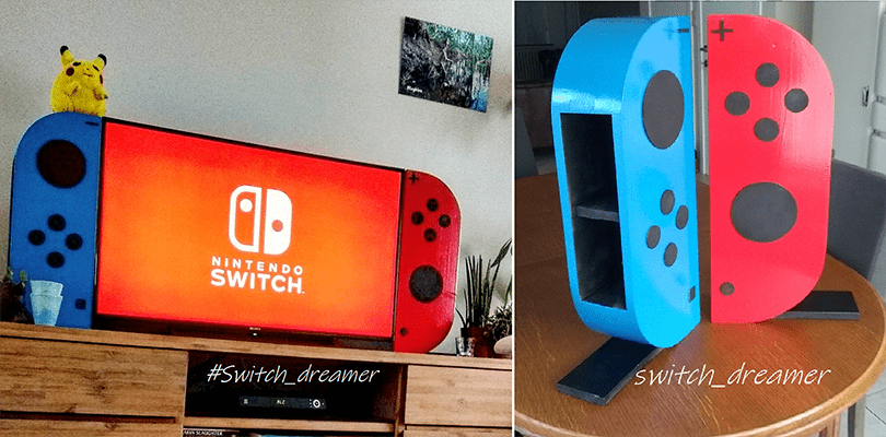 Un fan ha trasformato la sua TV e il suo tavolino in due enormi Nintendo Switch!