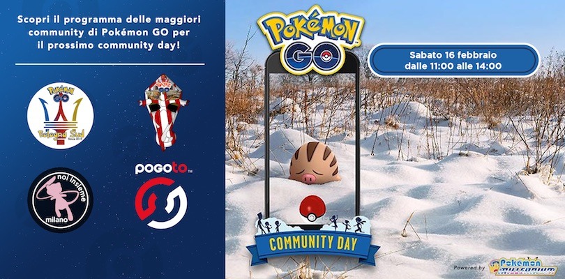 Annunciati gli eventi delle community italiane di Pokémon GO per il Community Day di Swinub